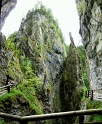 bralá nad úžinou v Kitzlochklamm